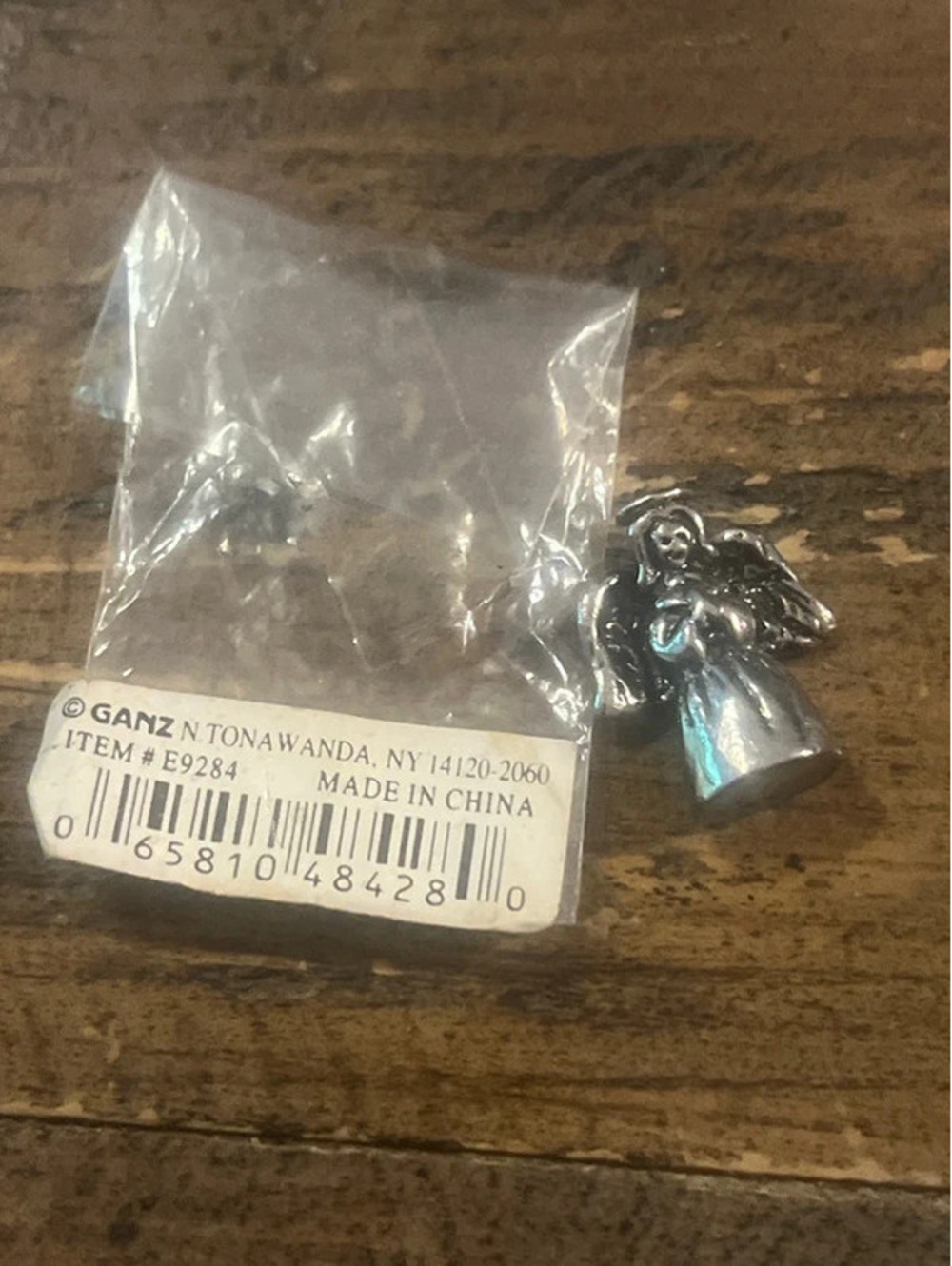 0085 Vintage Y2K Ganz Guardian Angel Pocket Token Charm New In Wrapper